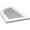 Ekena Millwork Quarter Round Top Left Surface Mount PVC Gable Vent w/ 3-1/2"W x 1"P Standard Frame, 20"W x 38"H GVPQL20X3801SF - alternate 3